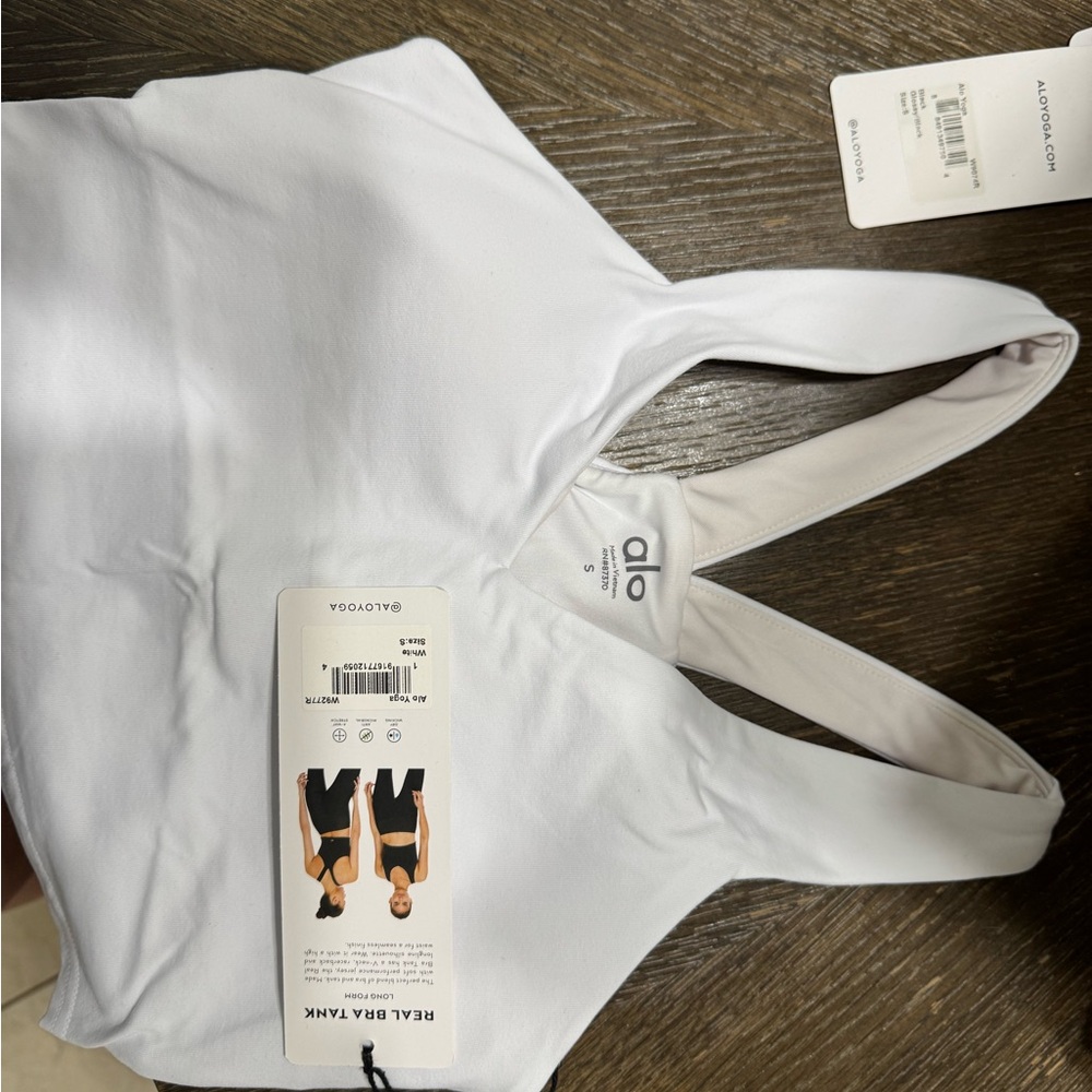 ALO Yoga Classic White Tank